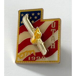 Vintage Odyssey of the Mind 1999 Utah OotM UT 3D Enamel Pin